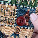 Stonebridge dog‎ print tapestry vest with pockets, size petite Large Photo 2