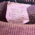 Vintage Bear International Sweatshirt Womens Size S Crewneck Tie Dye Purple Photo 4