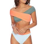 REEF NWT Women's Sliced Off Shoulder Top Swimsuit - Medium Photo 8