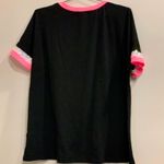 Southern Stitch Black, Pink And Sequin Tee Photo 1