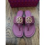 Tory Burch Benton Band Flat Sandal Raspberry Sorbet Size 9 New Photo 1
