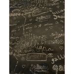 Galliano All Over Logo Print Tote Bag Black Photo 1