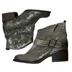 Naughty Monkey  Gray Glimmer Ankle Boots 
Sz 6 NWT Photo 1