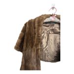 Vintage The May Company Cleveland Mink Real Fur Brown Shawl One Size Old Money Size M Photo 1