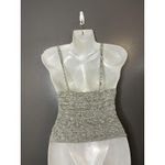 Love Republic Tank Top Womens M/L Green Knit V Neck Cami Stretch Made USA Size L Photo 3