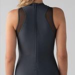 Lululemon Women’s Flow Rider One Piece Swimsuit UPF 50+ in Blue Tied/Black 2 Photo 1