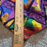 BOOM Multi Color Hippie Slouchy Sleeveless Short Romper w Pockets Size M Orange Size M Photo 7