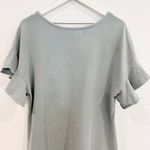 Anthropologie Saturday Sunday Odette Cotton Drop Waist Ruffle Sleeve Dress Large Photo 11