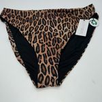 Swiminista Fabulous High Waist Bikini Bottom In Leopard Size XL Photo 2