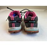 Skechers  Skech-Air Black/Hot Pink Athletic Shoes Women's 9.5 Lace Up‎ Photo 4