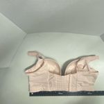MASTECTOMY BRA Peach Inserts Nipple Indentation And Pockets Size 40 SEE DESCRIPT Pink Photo 3