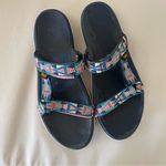 Teva Terra Float Sandals size 10 Pink Blue Tribal Straps Lightweight Hiking Photo 5