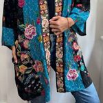 Johnny Was extremely heavily embroidered Harriet Short Kimono NWT RARE Photo 4