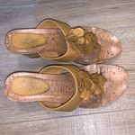 Nicole NCurrent mustard yellow wedges Size 8 Photo 7