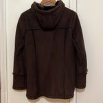 1 Madison Brown Faux Fur Coat with Hood Photo 2