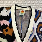 Farm Rio  Mixed Ikat Hearts Knit Cardigan Photo 3