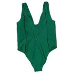 Victoria's Secret Large Nwot SWIM Sexy Sport One-Piece Swimsuit Zip Up Green Photo 4