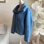 Apparis Tamika Faux Fur Light Blue Teddy Jacket Size M Photo 7