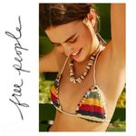 Free People NWOT  Isabella Bohemian Natural Wood Necklace Photo 0