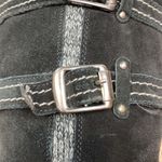 Bass Black & Gray Suede & Knit Scarlett Fleece Lined calf Boots 9 Photo 7