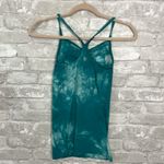 Athleta  Teal/White Tie-Dye Seamless
Tank Top Photo 5