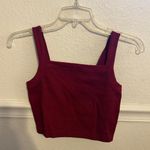 Red Crop Tank Top Size L Photo 0