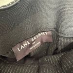 Lane Bryant Women’s 20P Black Silver Pull on Plus Size Pants Photo 2