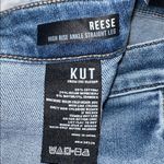Kut From The Kloth Reese High Rise Straight Leg with ankle zipper detail size 2 Photo 3