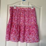 J.Crew  Tiered Midi Skirt Floral Women’s Large Photo 0