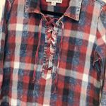 Vintage Havana  Red And Blue Plaid‎ Dress Size Medium Photo 2