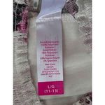 No Boundaries Women Tank Top Cream Floral Ruffled High Neck Lace Size L Photo 6