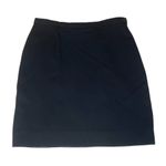 Giorgio Armani Vintage: ♔ Wool Pencil Mini Skirt ♔ Black Size IT 46 // US 8 ♔ Photo 1