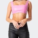 Edikted Pink Crop Top Photo 0