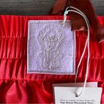 We Are HAH HAHT Blood Orange Women's Satin Boxer Shorts Size S Photo 6