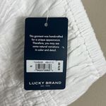 Lucky Brand NWT White 100% Cotton Crochet Hem Halter Top Photo 6