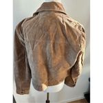 Forever 21  brown leather suede jacket size L Photo 2