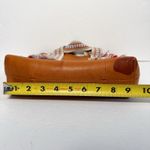 Madewell  Leather Mini Transport Tote Woven Handles Tan (No Strap) Photo 12