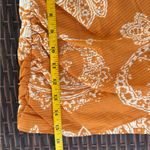 ZARA  Orange Paisley Mini Skirt Set Photo 12