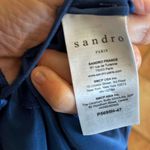 Sandro Paris mixed media mini silhouette romper Photo 5