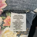 Loft Floral Black Dress Long sleeved SMALL Photo 3