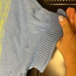 LOGO By Lori Goldstein  Blue and Green Sweater Photo 5