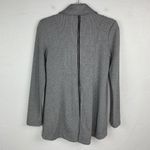 CAbi  Drop Off Pinstripe Gray White High Low Jacket XS 5300 Photo 3