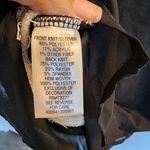 Vintage Princess Vera Wang artsy frey short sleeve chiffon fur blouse size small Black Photo 1