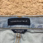 Aeropostale  Blue Jean Shorts Distressed High-Waisted Photo 2