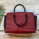 Michael Kors Red And Black Micheal Kors Selma Purse  Photo 0