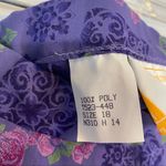 Pendleton  Purple Floral Mid length skirt size 18 Photo 3