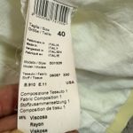 PESERICO Italy Blazer 40 Double Breasted Pastel Yellow Jacket Career Academia Size 00 Photo 3