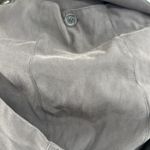 London Fog  Limited Edition Brown Trench Coat faux suede L full length retro Photo 9