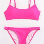 SheIn Neon Pink Bikini Swimsuit Photo 0