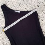 Betro Simone One Shoulder Ribbed One Piece Bodysuit Black (Large) Photo 3